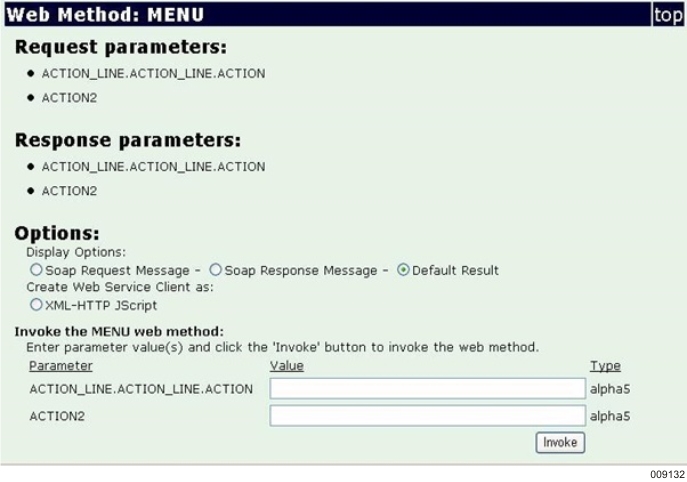 Invoking the MENU Ispec