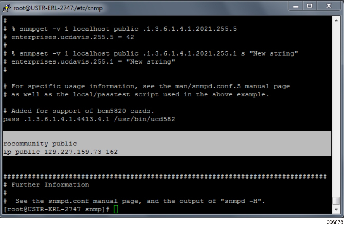 Updating /etc/snmp/snmpd.conf